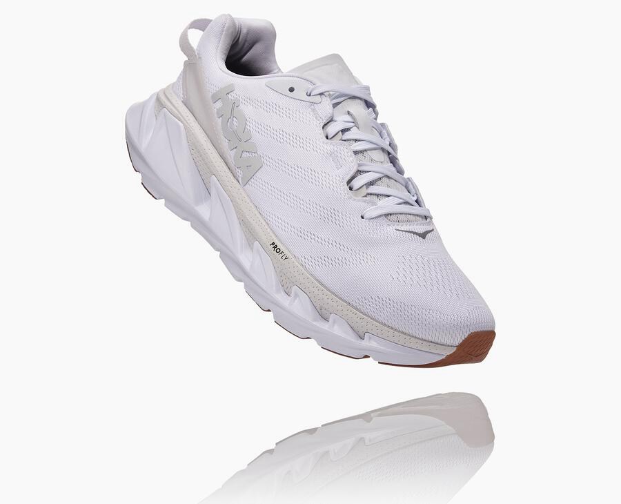 Hoka One One Running Shoes Mens White - Elevon 2 - 52470CWQE